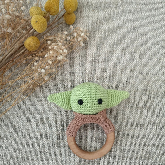 AMIGURUMI BABYRASSEL BABY YODA , GROGU