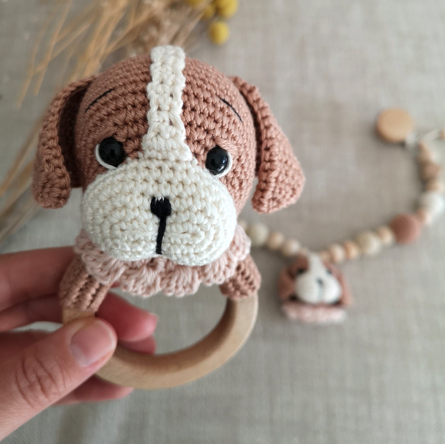 AMIGURUMI BABYRASSEL HUND